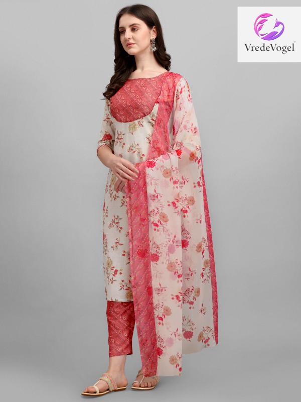 Vredevogel Aarvi Beautiful Printed Readymade Salwar 